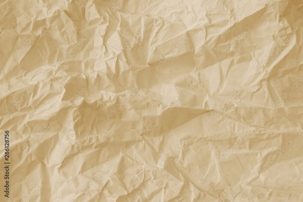 Fototapeta premium Crumpled paper texture as background