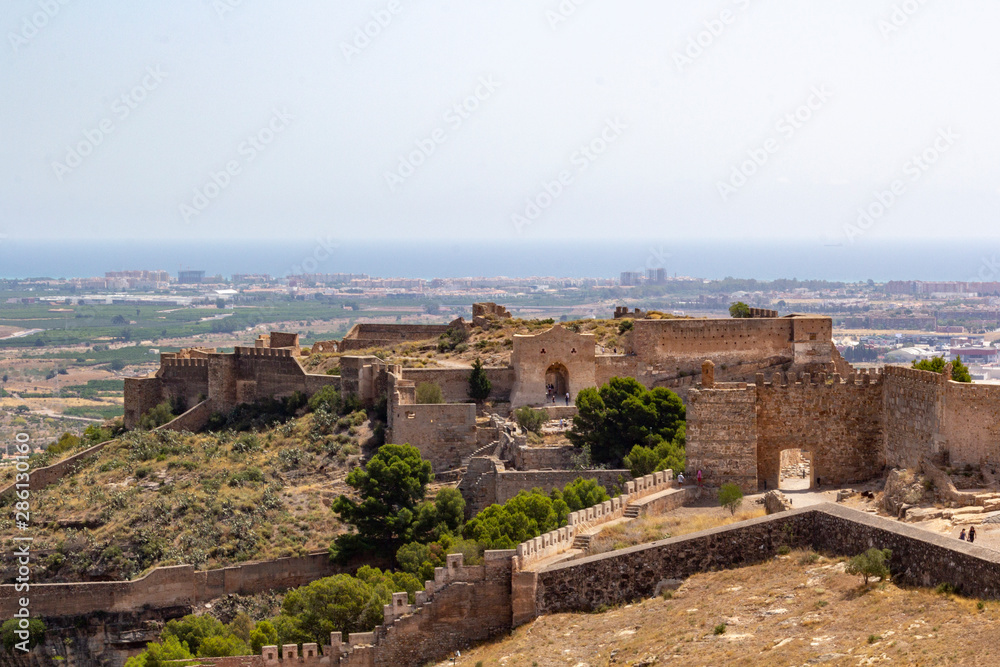 ruins of old castle, Spain