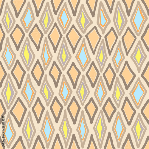 Wallpaper Mural Abstract, seamless, geometric background in festive style, hand-drawn. The template can be used for Wallpaper, postcards, envelopes, cover fills, web page background, surface textures. Torontodigital.ca