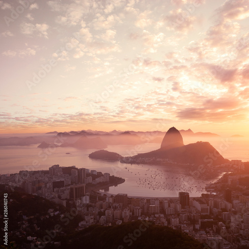 Sugarloaf mountain at dawn - Rio de Janeiro, Brazil