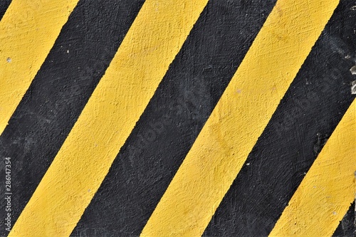 road marking - zebra, yellow and black