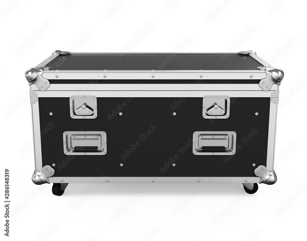 Metallic Road Case Isolated Stock Illustration Adobe Stock