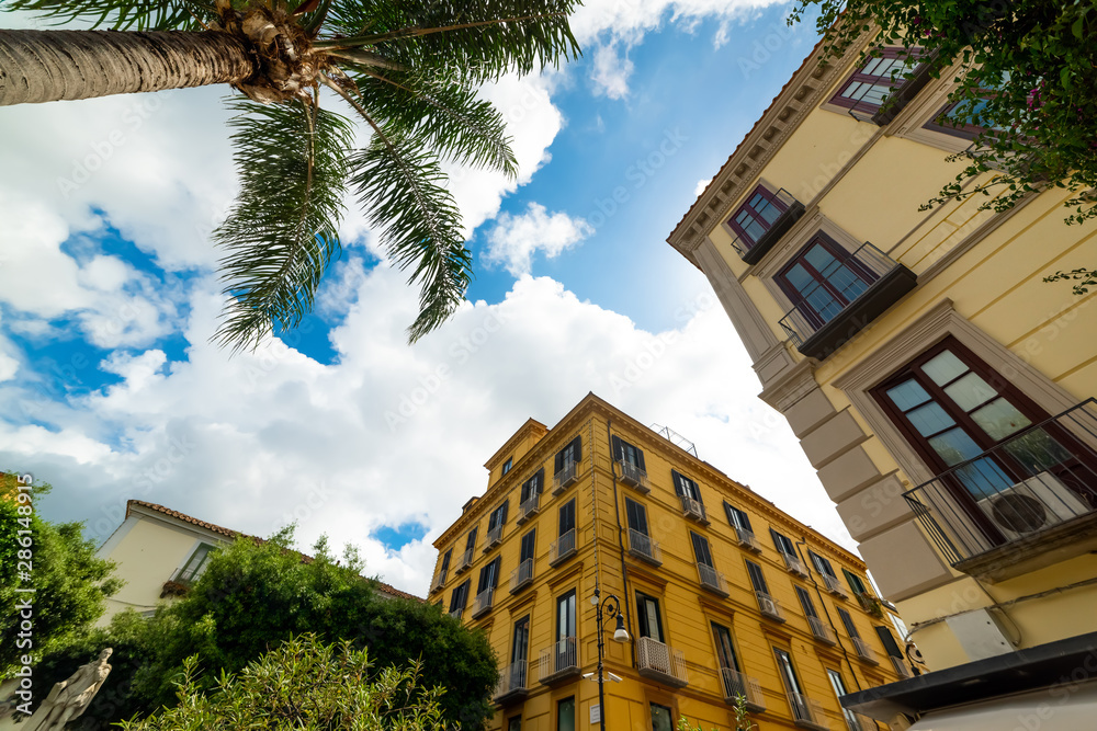 Elegant buildings in world famous Sorrento