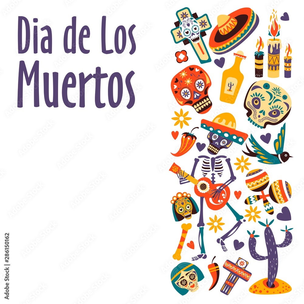 Dia de los Muertos, Mexican Day of Dead, holiday or fiesta