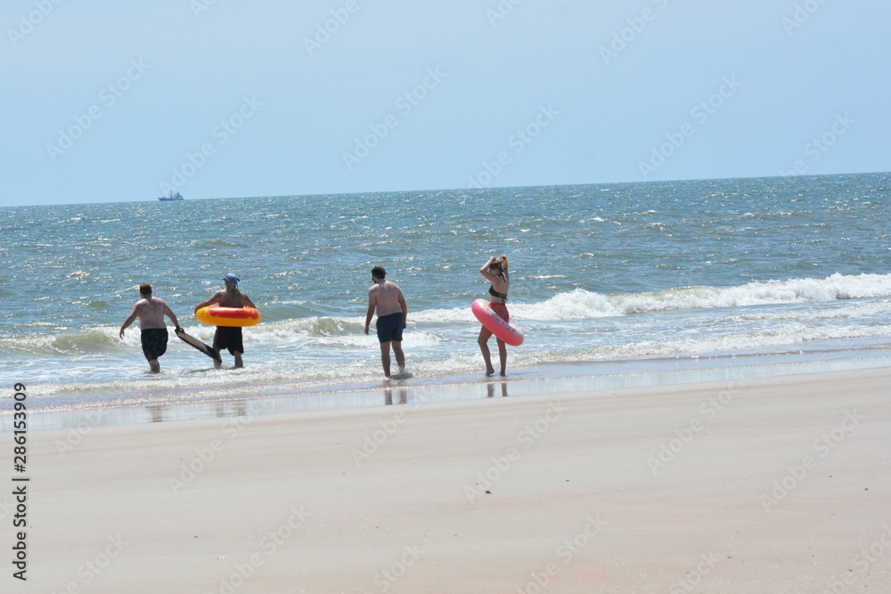 A Day at the Beach, St. Augustine, Fl.