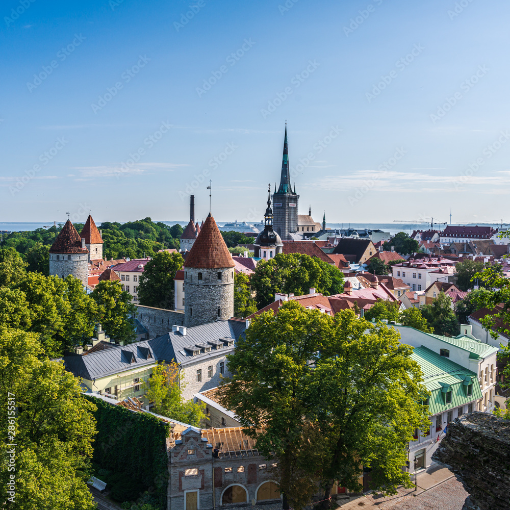 Overlooking Tallin, Estonia