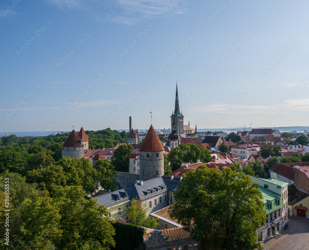 Overlooking Tallinn, Estonia