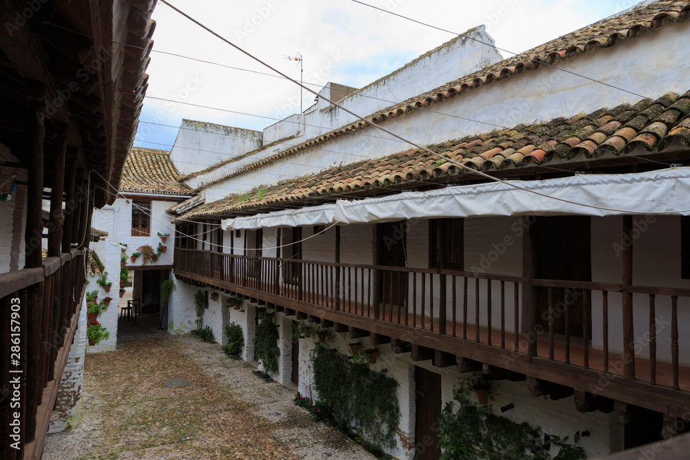 Cordoba,Spain,2,2014;Centro de flamenco de Fosforito, is Andalusian traditional patio in Cordoba.
