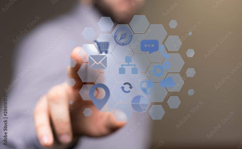 2d rendering Cloud computing, Cloud Computing Concept 2d rendering Cloud computing, Cloud Computing Concept