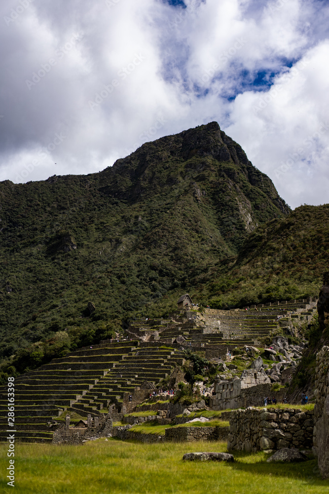 Machu Picchu side of the mountain