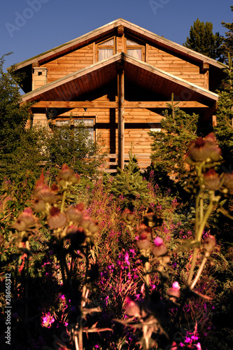 house in garden