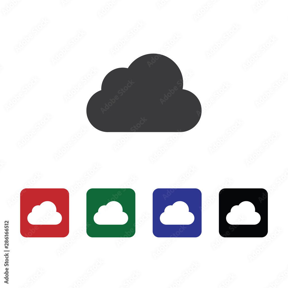 Cloud icon - Vector. Nature vector illustration Cloud icon - Vector. Nature vector illustration