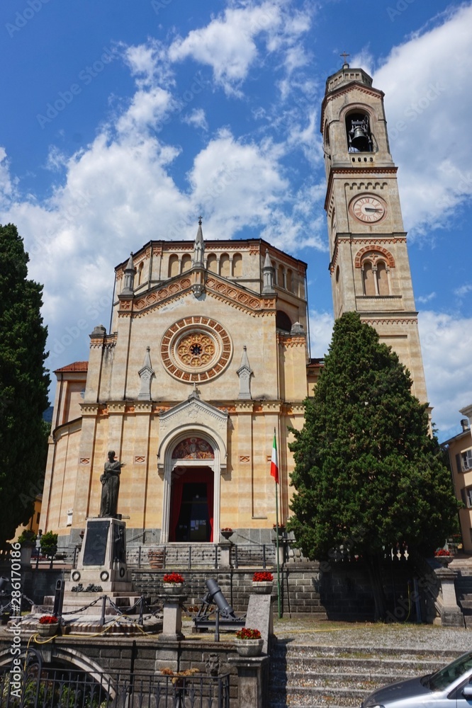 Church in the city of Tremezzo on Lake Como.