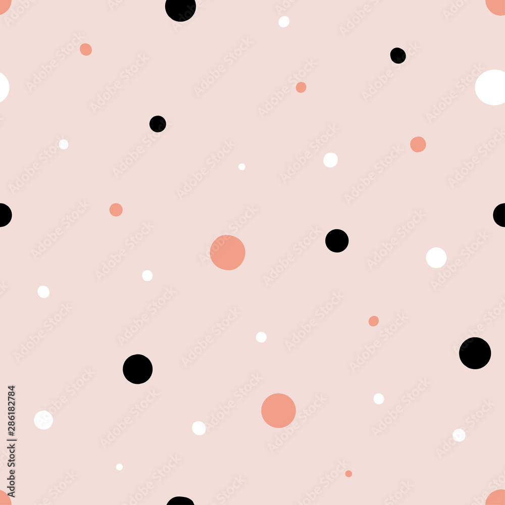Polka dot abstract seamless pattern Polka dot abstract seamless pattern