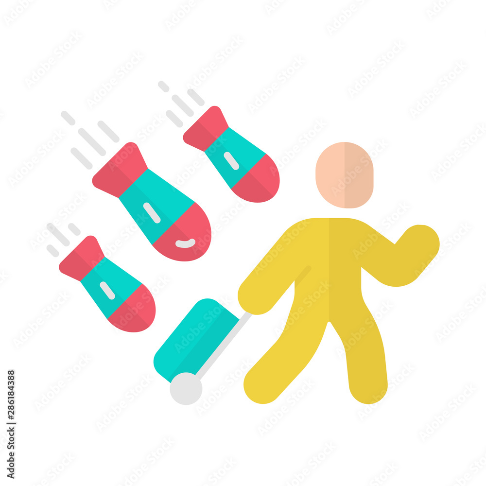 Refugee flat design long shadow yellow color icon. Humanitarian aid and evacuation. Travelling abroad. Escaping emigrant. Illegal immigrant. Refugee with luggage. Vector silhouette illustration Refugee flat design long shadow yellow color icon. Humanitarian aid and evacuation. Travelling abroad. Escaping emigrant. Illegal immigrant. Refugee with luggage. Vector silhouette illustration
