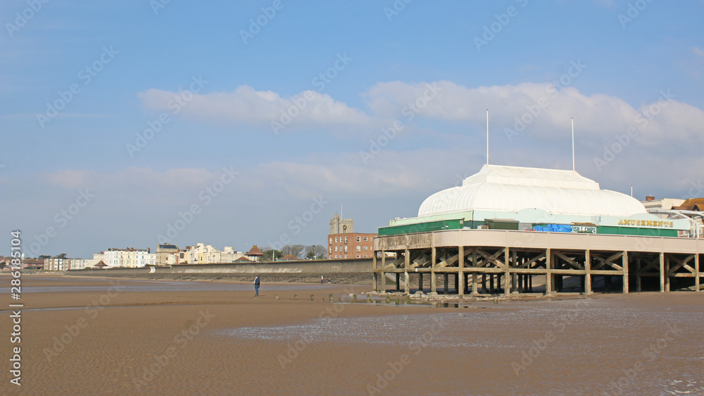Fototapeta premium Burnham-on-Sea Town, Somerset