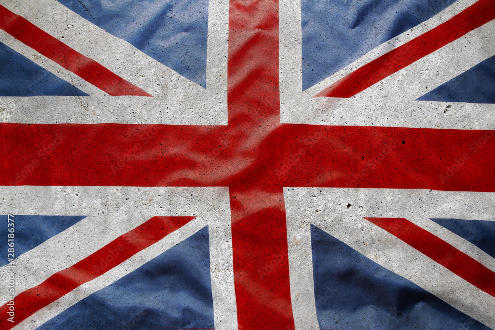 Fototapeta premium Grunge British flag