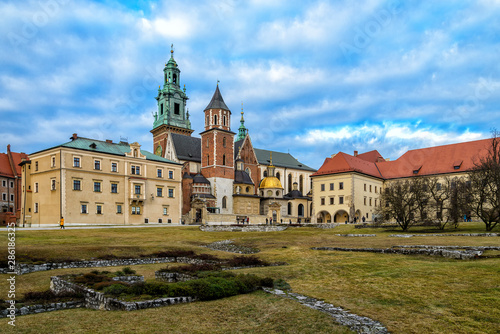 Fototapeta Naklejka Na Ścianę i Meble -  Wawel in Krakau in Poland