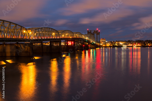 I-5 Bridge to Vancouver, WA at Night © PaulMassiePhoto