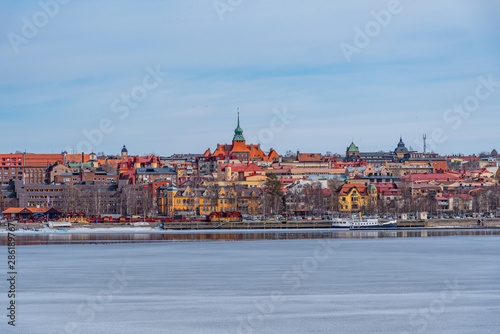 Cityscape of Ostersund in Sweden photo