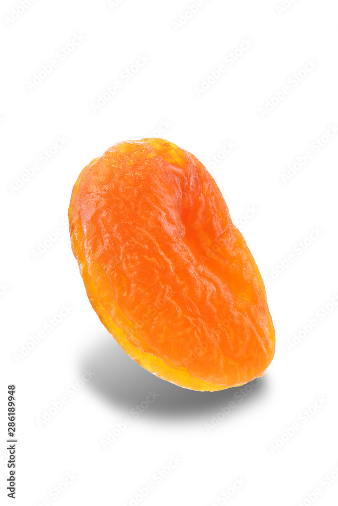 Dried Apricot fruit on a white isolated background Dried Apricot fruit on a white isolated background