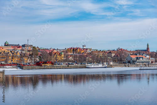 Cityscape of Ostersund in Sweden photo