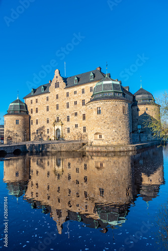 Photography View of the Orebro castle, Sweden