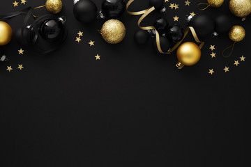 Minimalistic Christmas Flat Lay Background