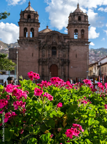 Cusco, Peru - 05/24/2019: San Francisco cathedral in Cusco, Peru.