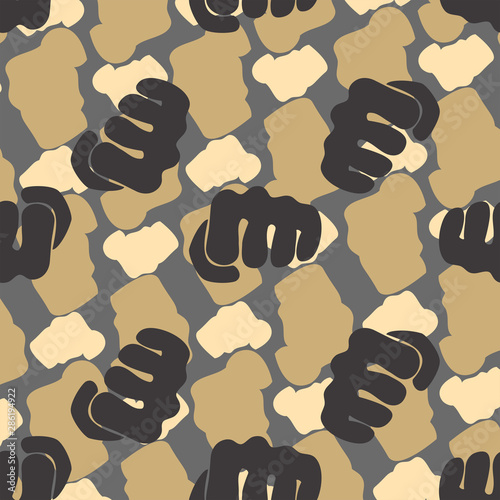 Cool Seamless Texture Pattern MMA, karate for print on t-shirts, rashguard. Vector, EPS.