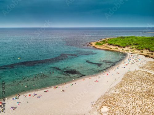 Budoni beach on Sardinia island  Sardinia  Italy  Europe.