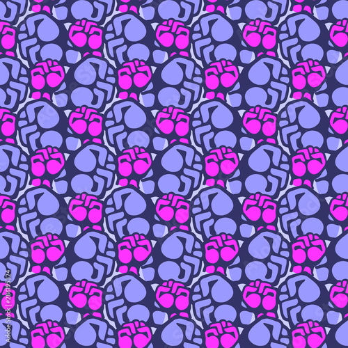 Cool Seamless Texture Pattern MMA, karate for print on t-shirts, rashguard. Vector, EPS.