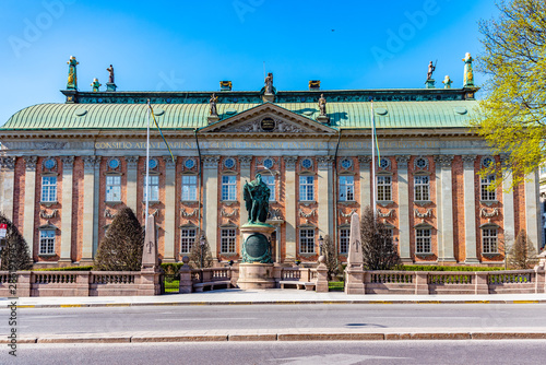 Photography House Of Nobility in the old town of Stockholm, Sweden