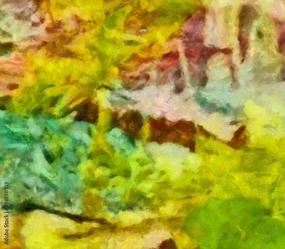 Macro detailed splashes and strokes of oil brush on paper. Simple colorful bright pattern. Old vintage rough texture. HQ design pattern. Shape close up painting. Macro detailed splashes and strokes of oil brush on paper. Simple colorful bright pattern. Old vintage rough texture. HQ design pattern. Shape close up painting.
