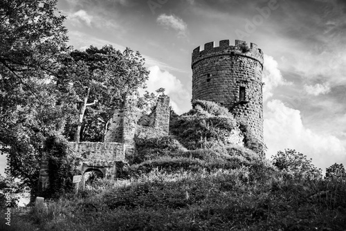 ruins of old castle in ribeauville