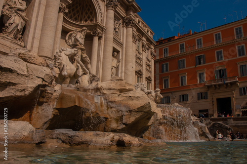 Fontana di Trevi without people