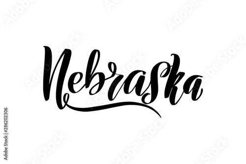brush lettering Nebraska