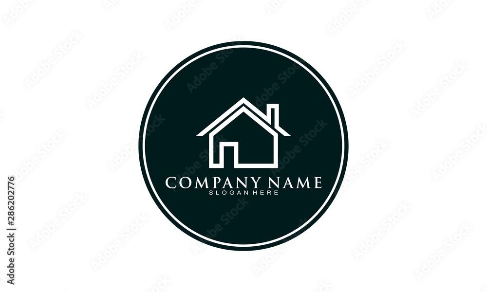 Home silhouette logo Home silhouette logo