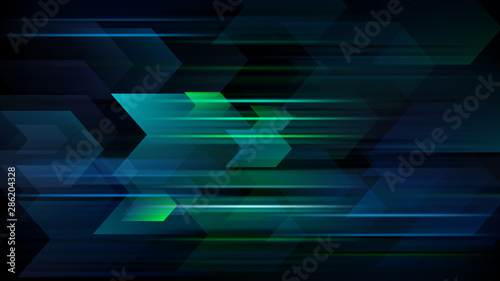 High speed. Hi-tech. Abstract technology background. Vector illustration