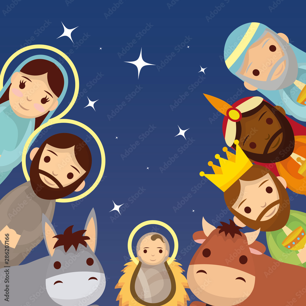 celebration merry christmas manger flat design celebration merry christmas manger flat design