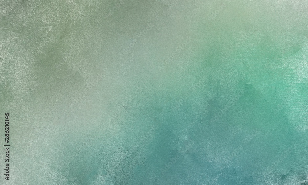 background with washed out paint texture with dark sea green, light gray and powder blue colors. can be used als design graphic element, wallpaper and texture