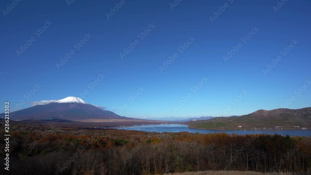 Gorgeous wide angle pan of Mount Fuji, Japan. Gorgeous wide angle pan of Mount Fuji, Japan.