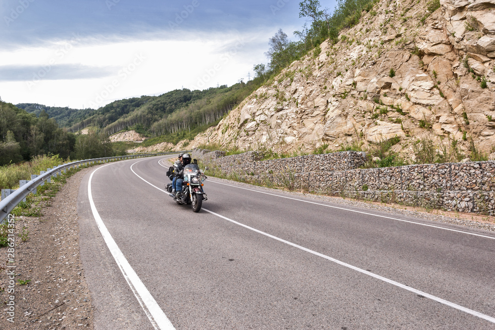 motorcycle on road