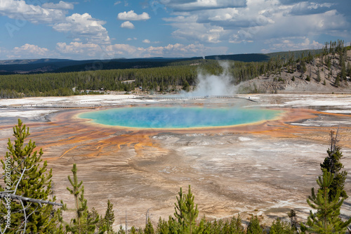 Grand Prismatic Hot Spring, Yellowstone National Park, Wyoming
