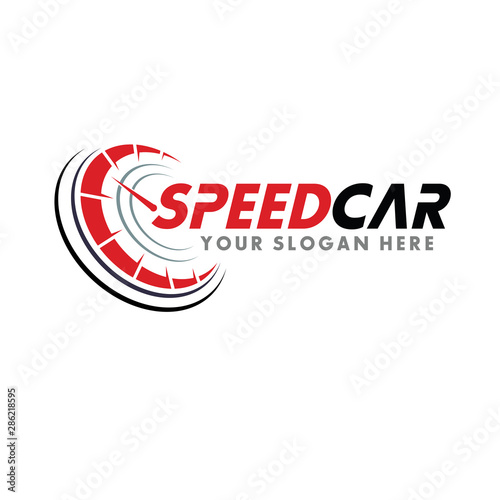 Free Download Car Dealer, Car and Speed Automotive Logo Vector Illustration - GFXLoad