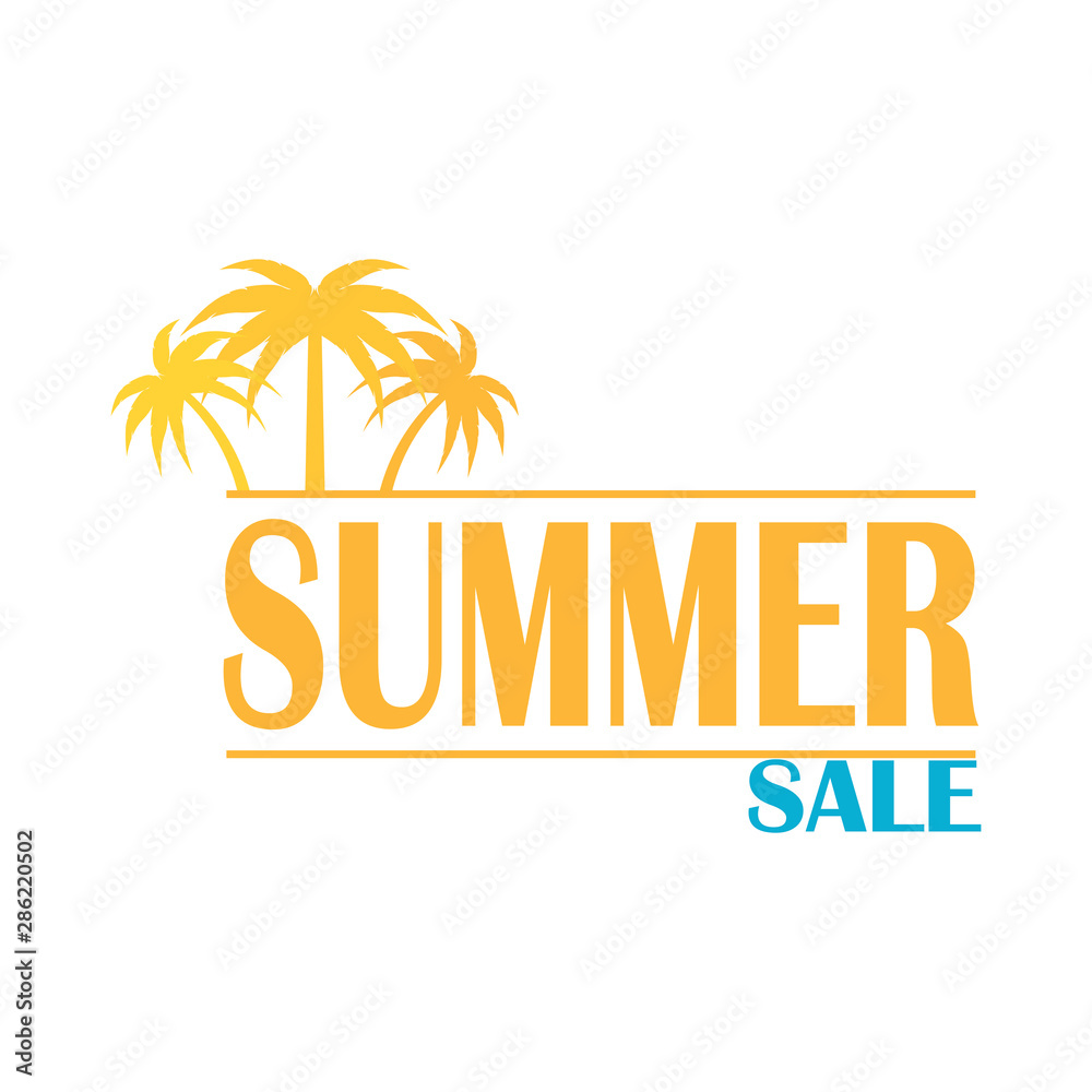 Summer sale label
