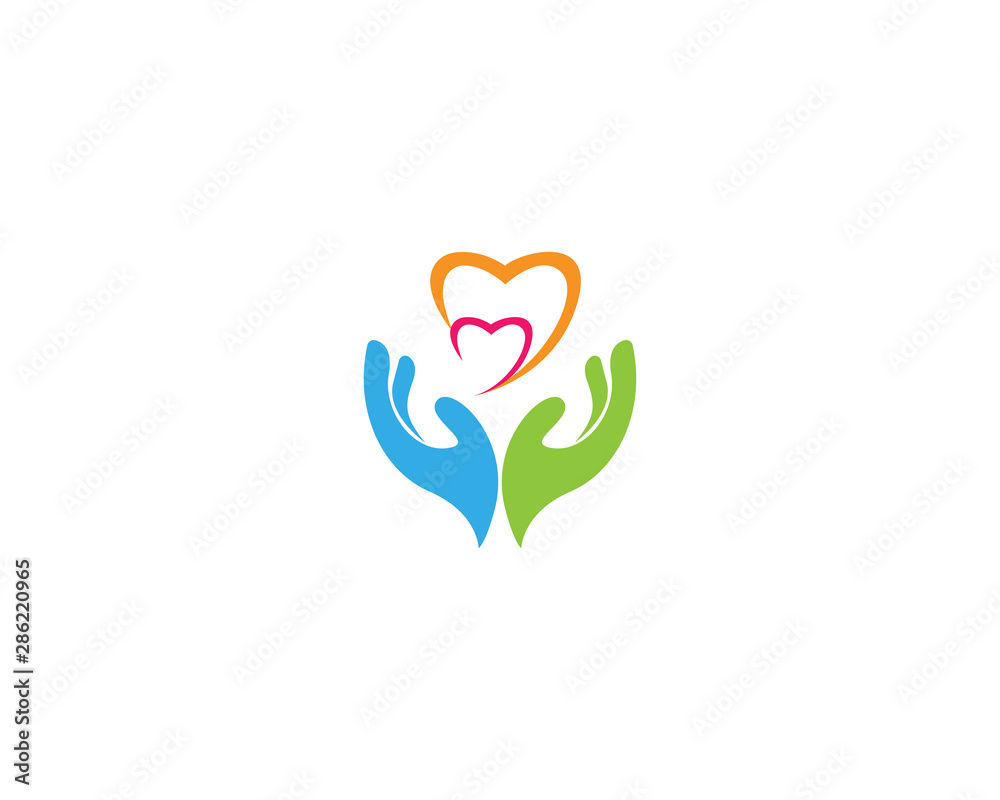Hand care loto template vector design business Hand care loto template vector design business