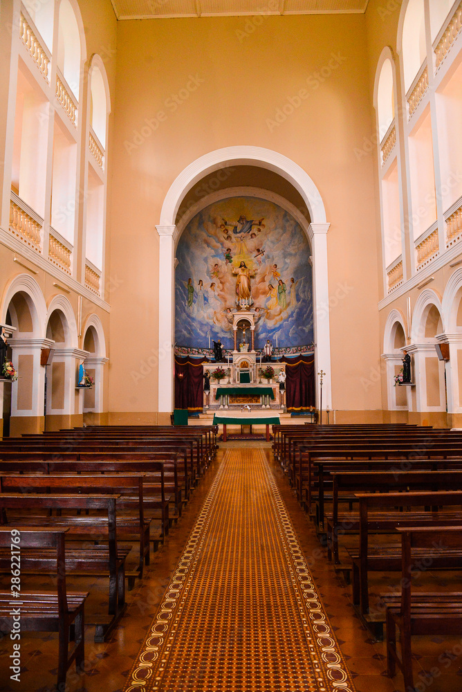 interior of catholic church