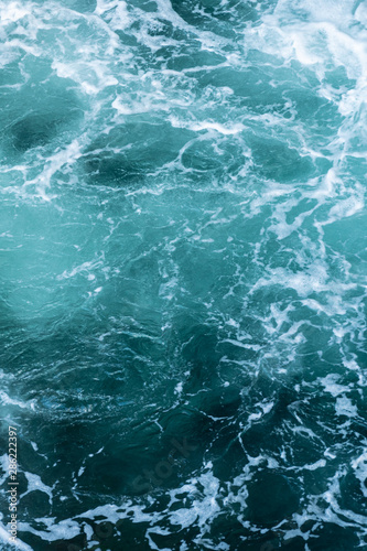 Swirling blue Waters in Pacific Ocean Vertical © kellyvandellen