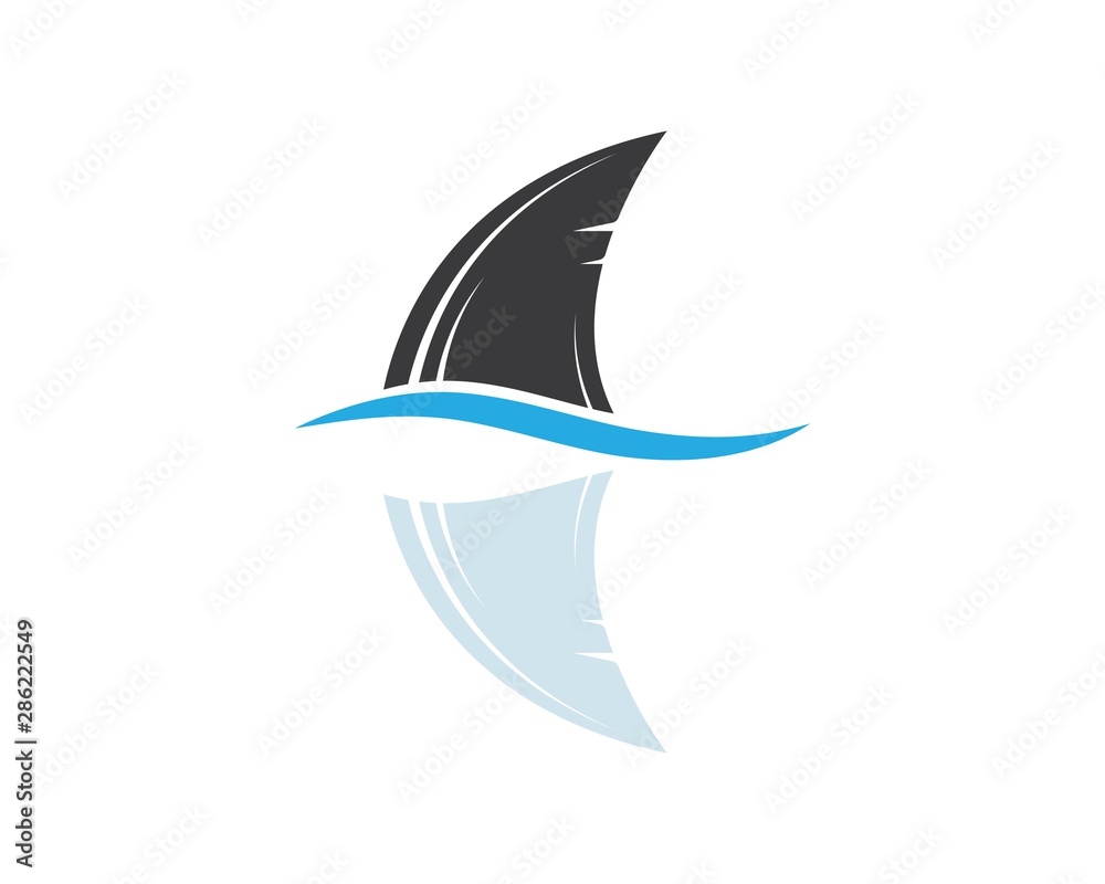 shark fin icon vector illustration shark fin icon vector illustration